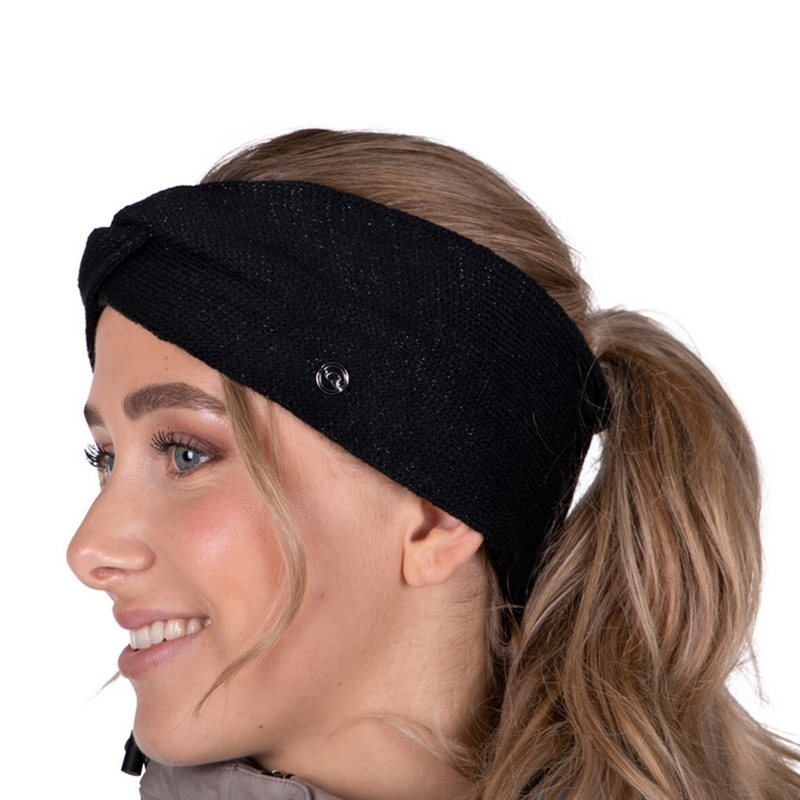QHP Meana Headband - Black-2